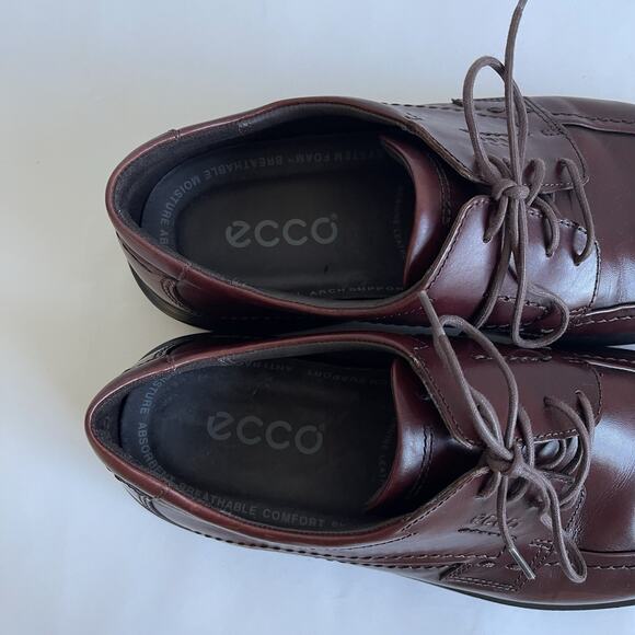 Ecco Men\'s Shock Point Oxford Leather Dress Shoes Eu 45/US 11 Flex Arch Support main image 8